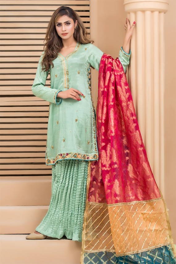 Light Ferozi Suit
