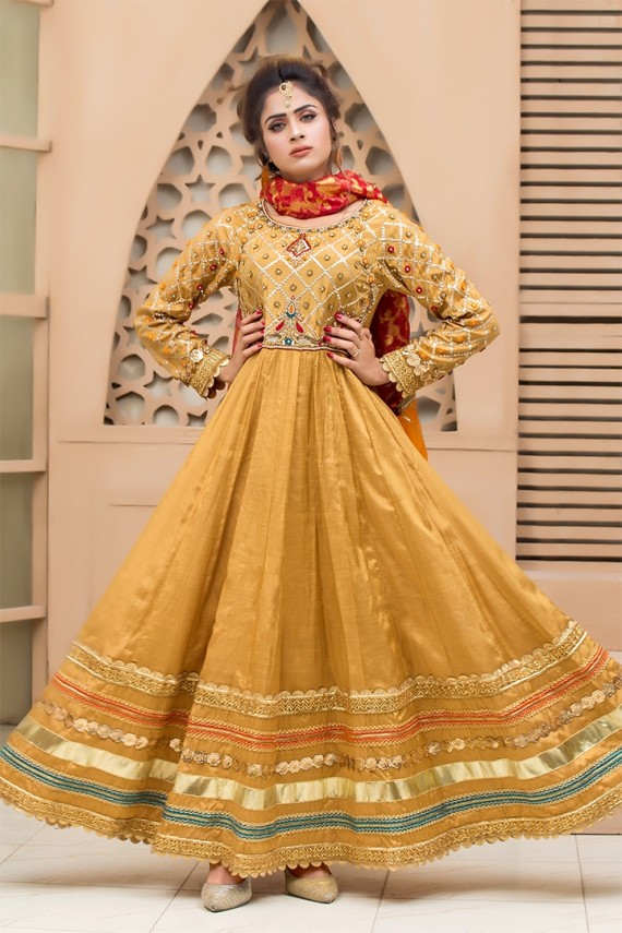 Peshwas paired with multi shaded organza dupatta