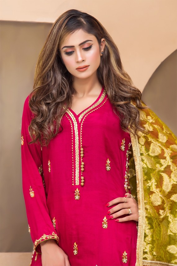 Hot Pink Suit