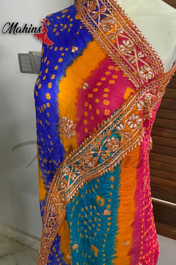 silk chunri dupatta