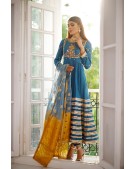 Peshwas paired with multi shaded organza dupatta
