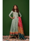 Peshwas paired with multi shaded organza dupatta