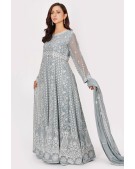Gray Chiffon