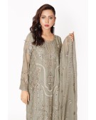 Olive Green Chiffon