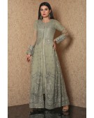 Organza three piece suit shirt trouser and dupatta C9DPO-01