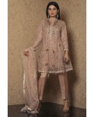 Net paplum three piece suit shirt trouser and dupatta C9TPN-11