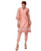 PINK COTTON SILK 2PC SUIT