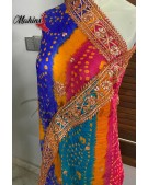 silk chunri dupatta