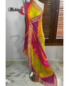 silk chunri dupatta